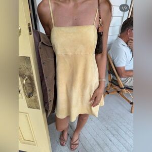 Suede Mini Dress